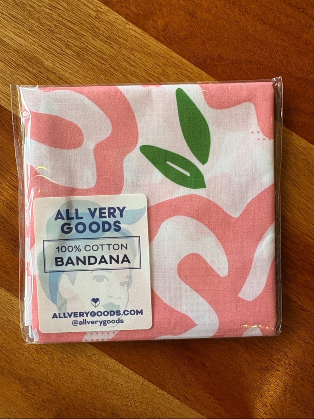 All Very Goods Go Go Cherry Blossom  Cotton Bandana